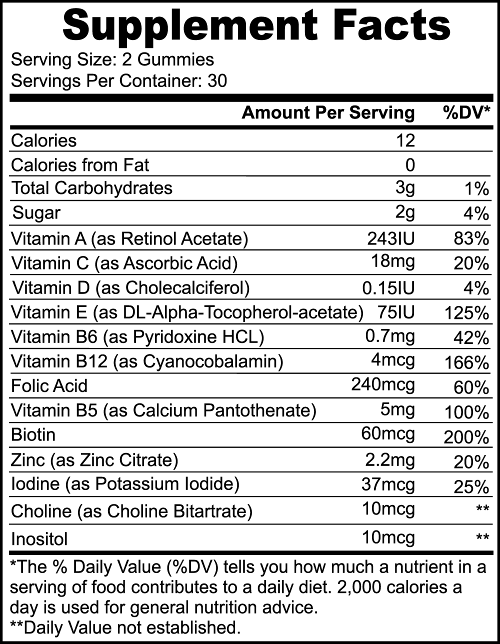 VitaManLife Multi-Vitamin Gummies