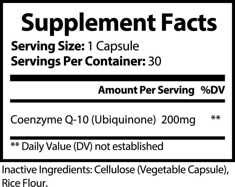 VitaManLife CoQ10 with Ubiquinone