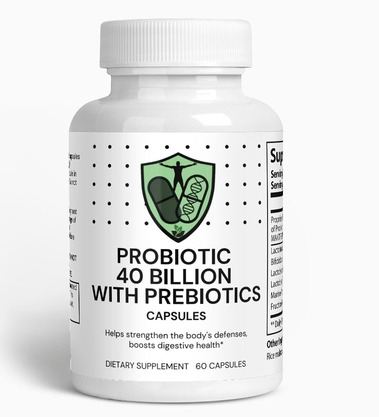 VitaManLife Probiotic 40 Billion with Prebiotics