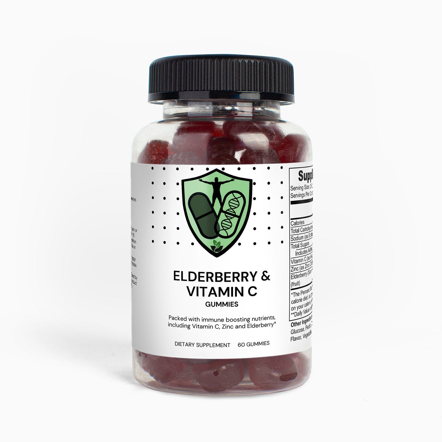 VitaManLife Elderberry & Vitamin C Gummies